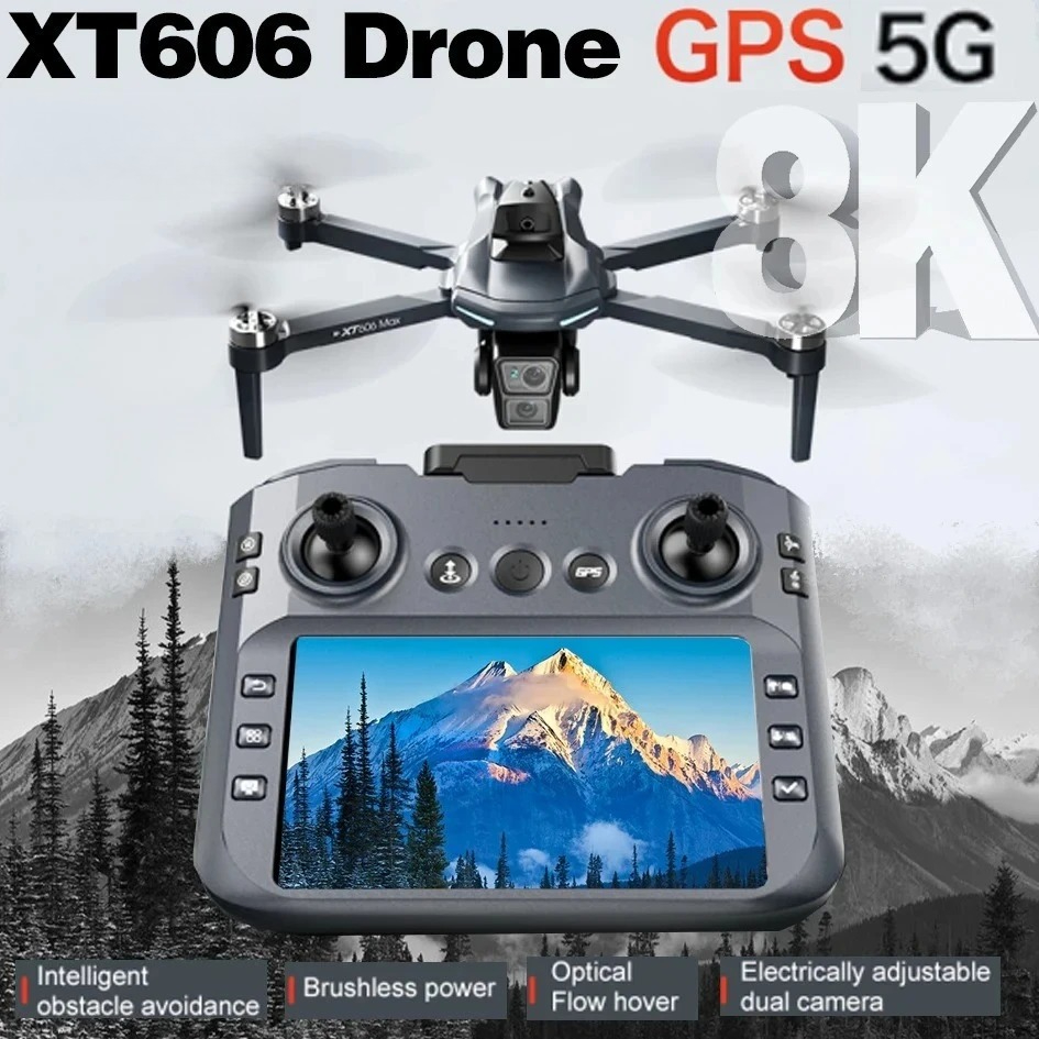 Drone Ls Rc - Original XT606 Drone Professional 8K HD