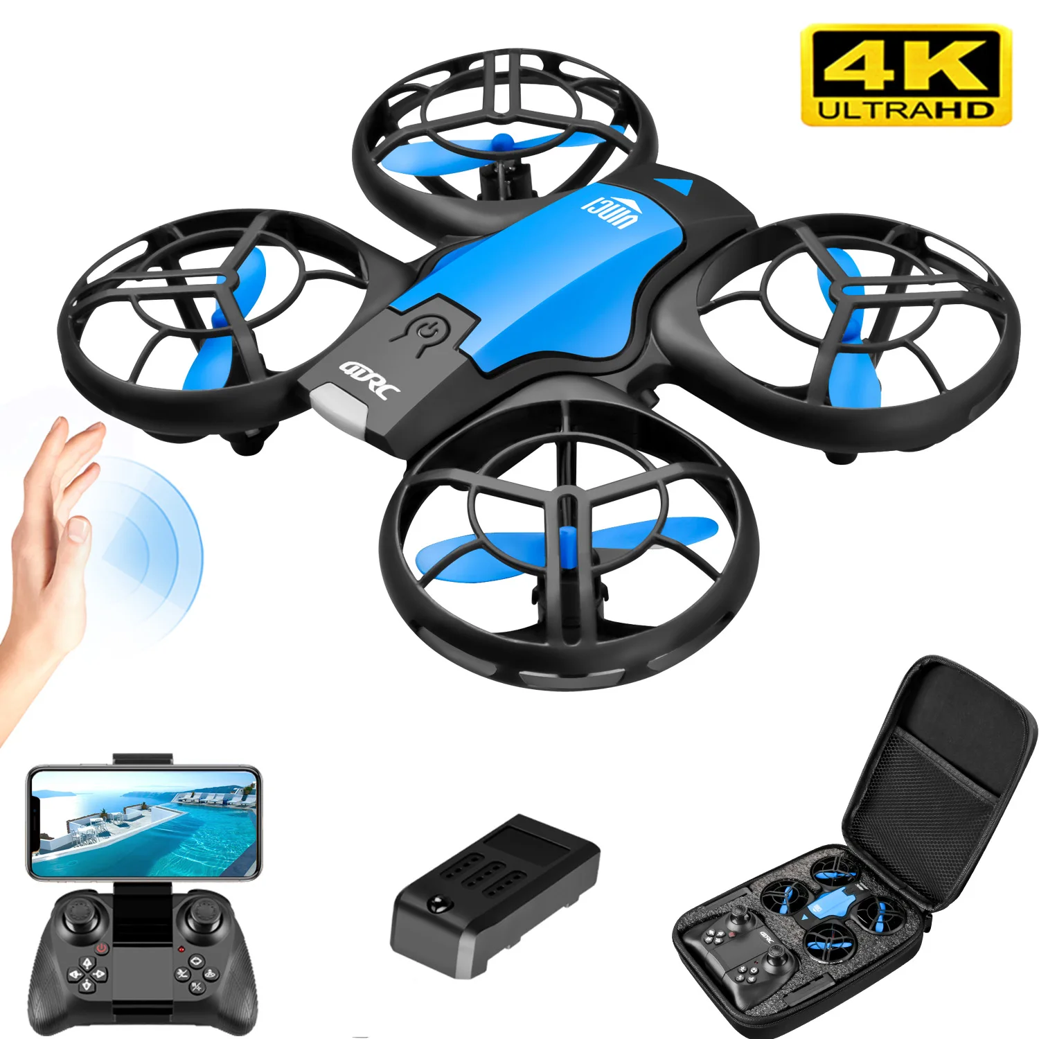 Drone Rc App - V8 New Mini Drone 4K Professional