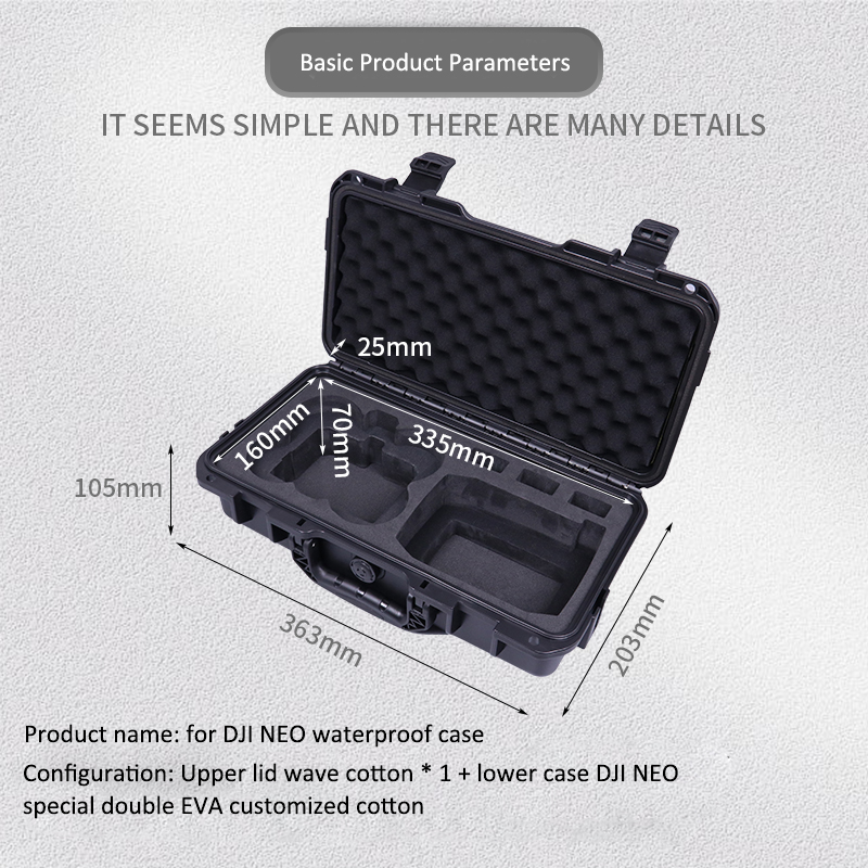 Drone Dji Rc N3 - for Neo Hard Case,Waterproof Carrying Hard