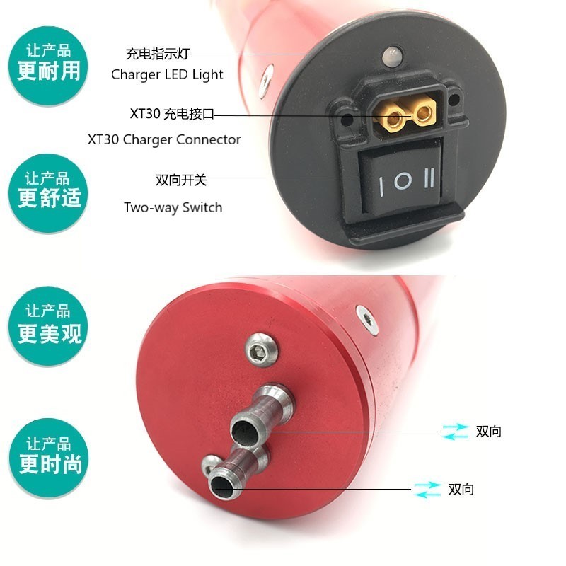 Two-way 2L/min Rechargeable DL - Drone Two Rc Way ulasan dan harga