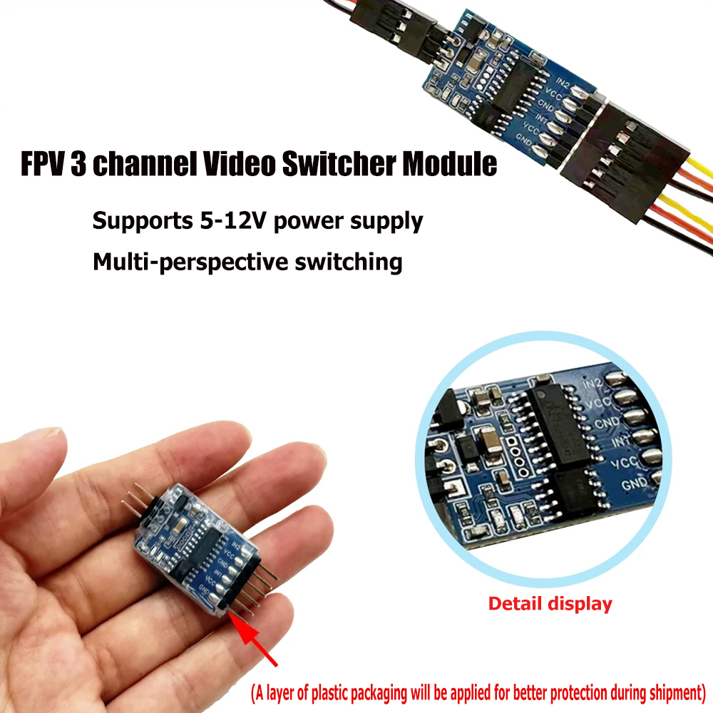 5.8G 3 Channel Video Switcher  - Drone Rc Battery ulasan dan harga