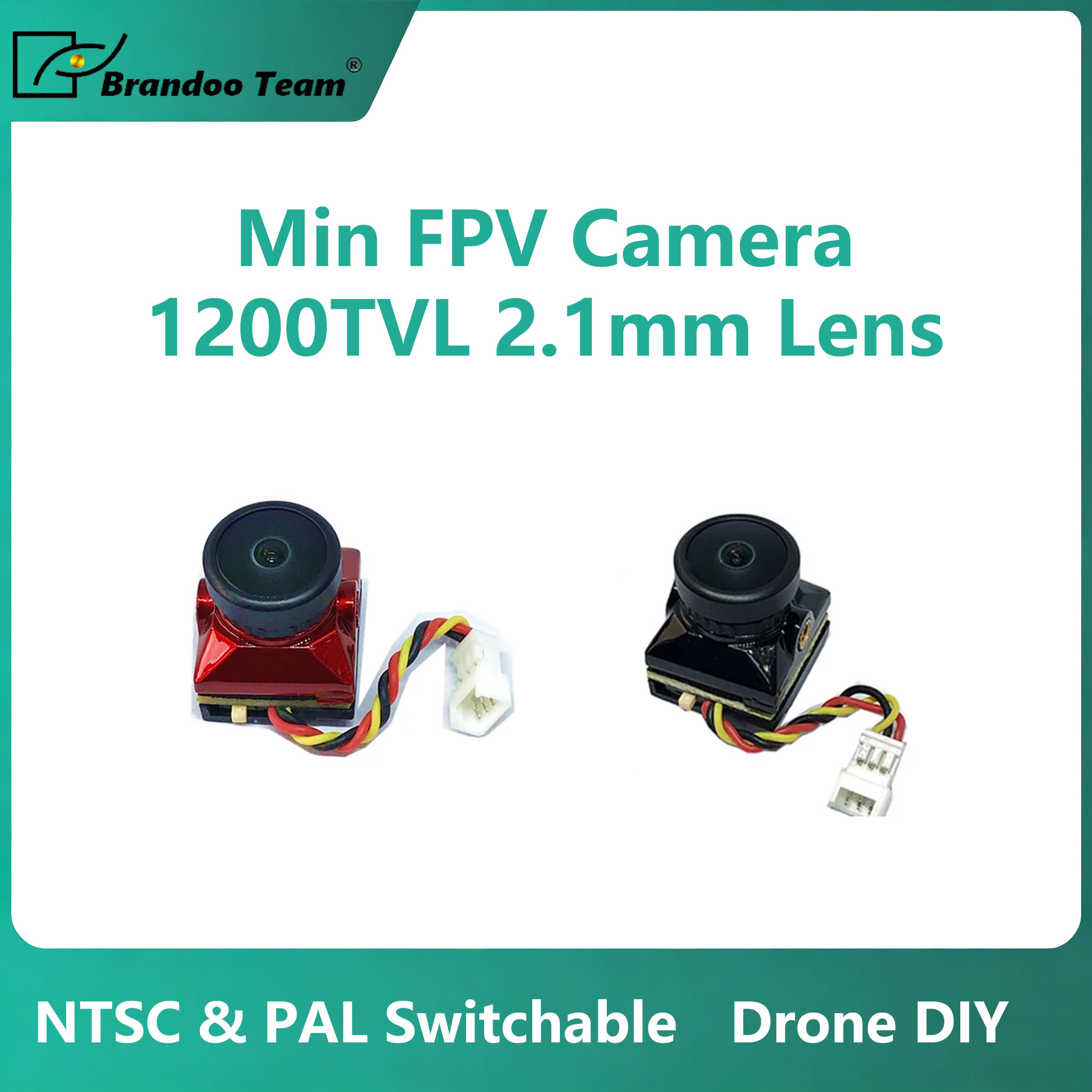 Mini FPV Camera Switchable NTS - Drone Rc Team ulasan dan harga