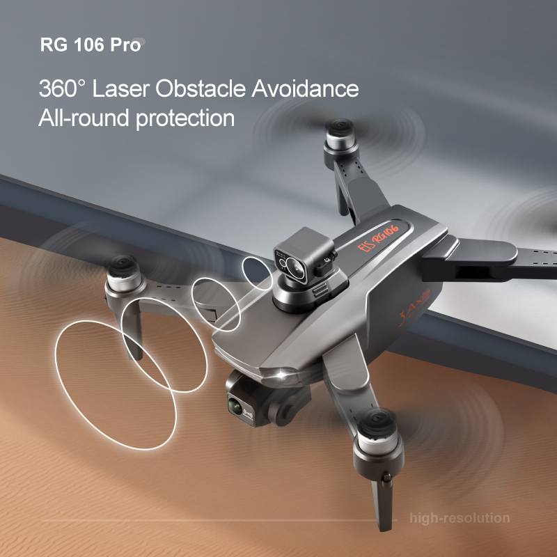 RG106 PRO Drone 8k Dual Camera - Drone Rc Fpv Manual ulasan dan harga
