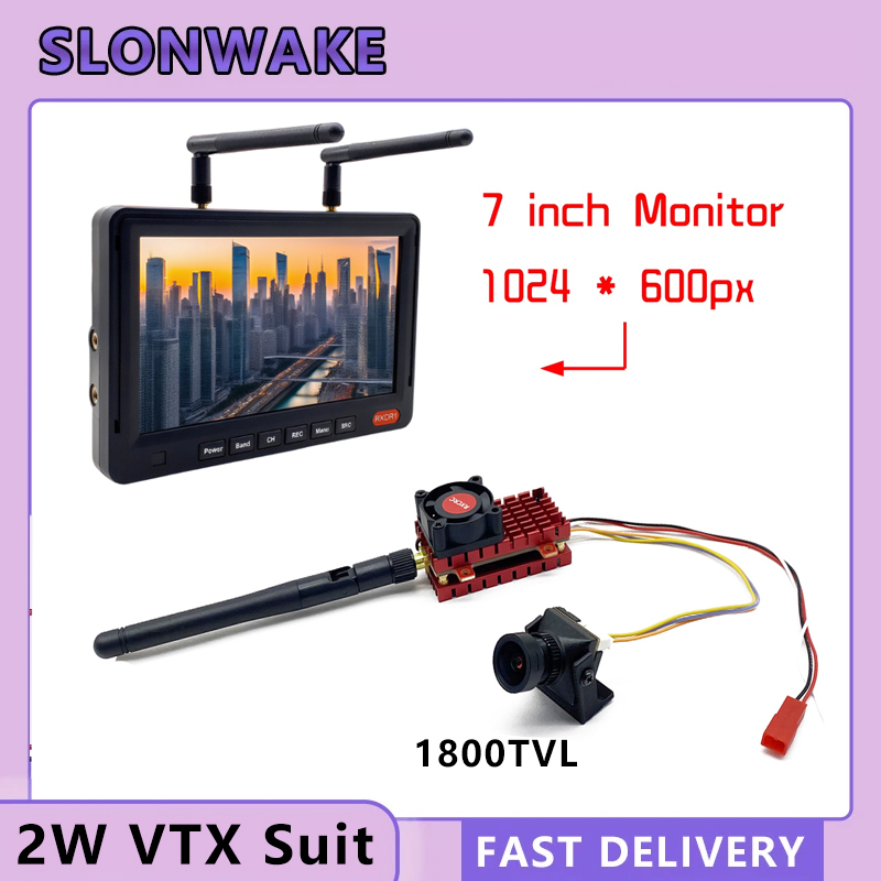 SLONWAKE 5.8G 2W VTX FPV 1800T - Drone Rc Camera ulasan dan harga
