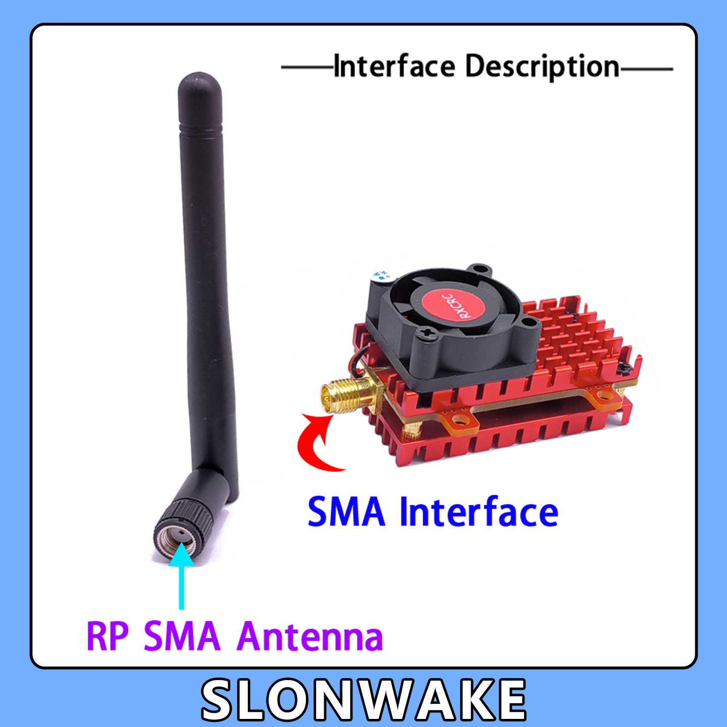 SLONWAKE 5.8G 2W VTX FPV 1800T - Drone Rc Camera ulasan dan harga