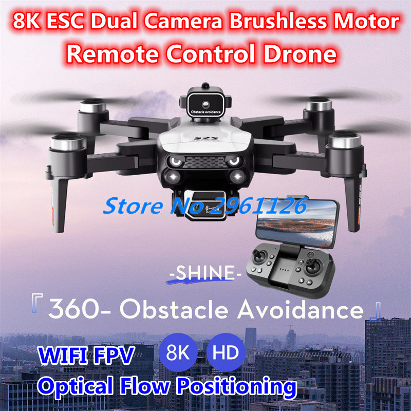 8K Brushless Sport Aerial Remo - Drone Rc Fpv Manual ulasan dan harga