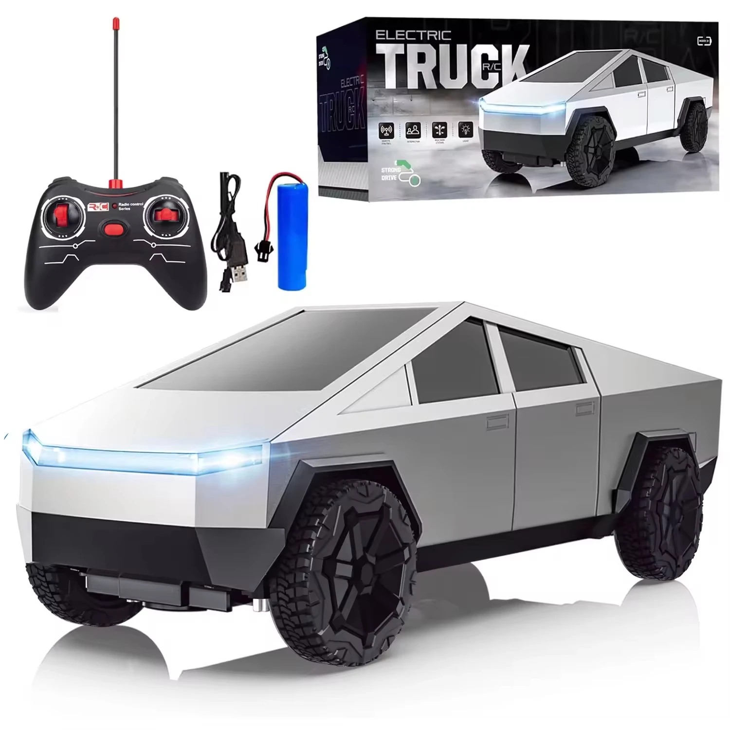 1:24 RC Cybertruck Pickup 4WD  - Drone Or Rc Car ulasan dan harga