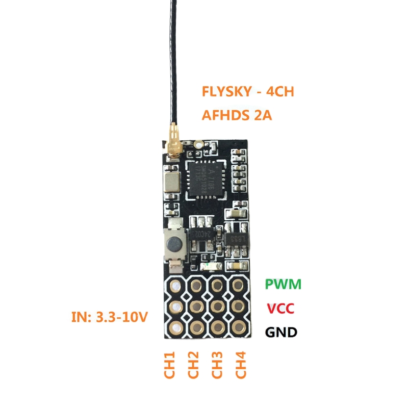 Flysky FS2A Mini Receiver 4CH  - Drone Rc Battery ulasan dan harga