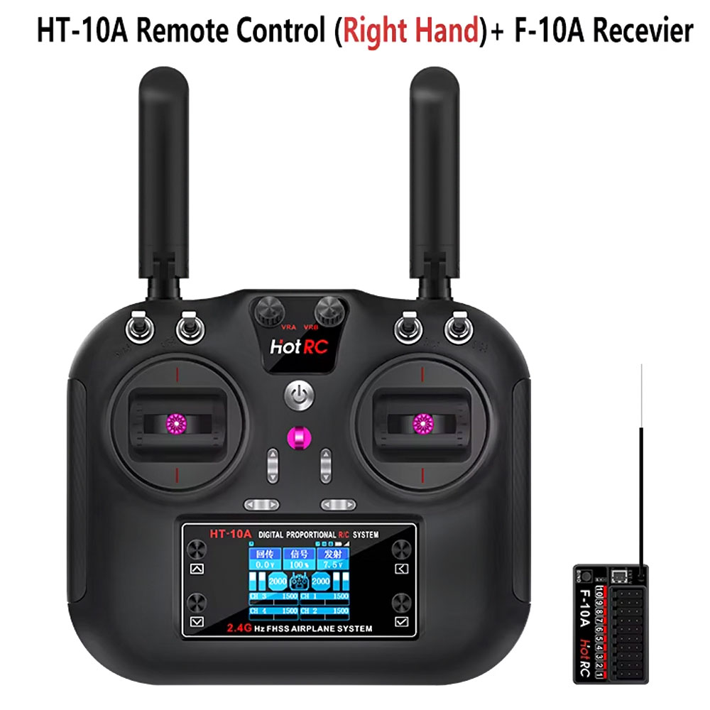 Hotrc HT-10A 2.4G 10CH Transmi - Drone Rc Car ulasan dan harga