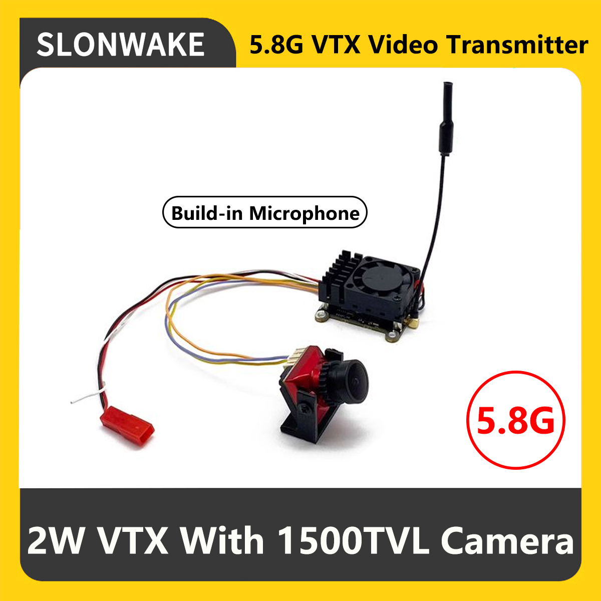SLONWAKE 5.8G 2000mW FPV VTX T - Drone Rc Camera ulasan dan harga