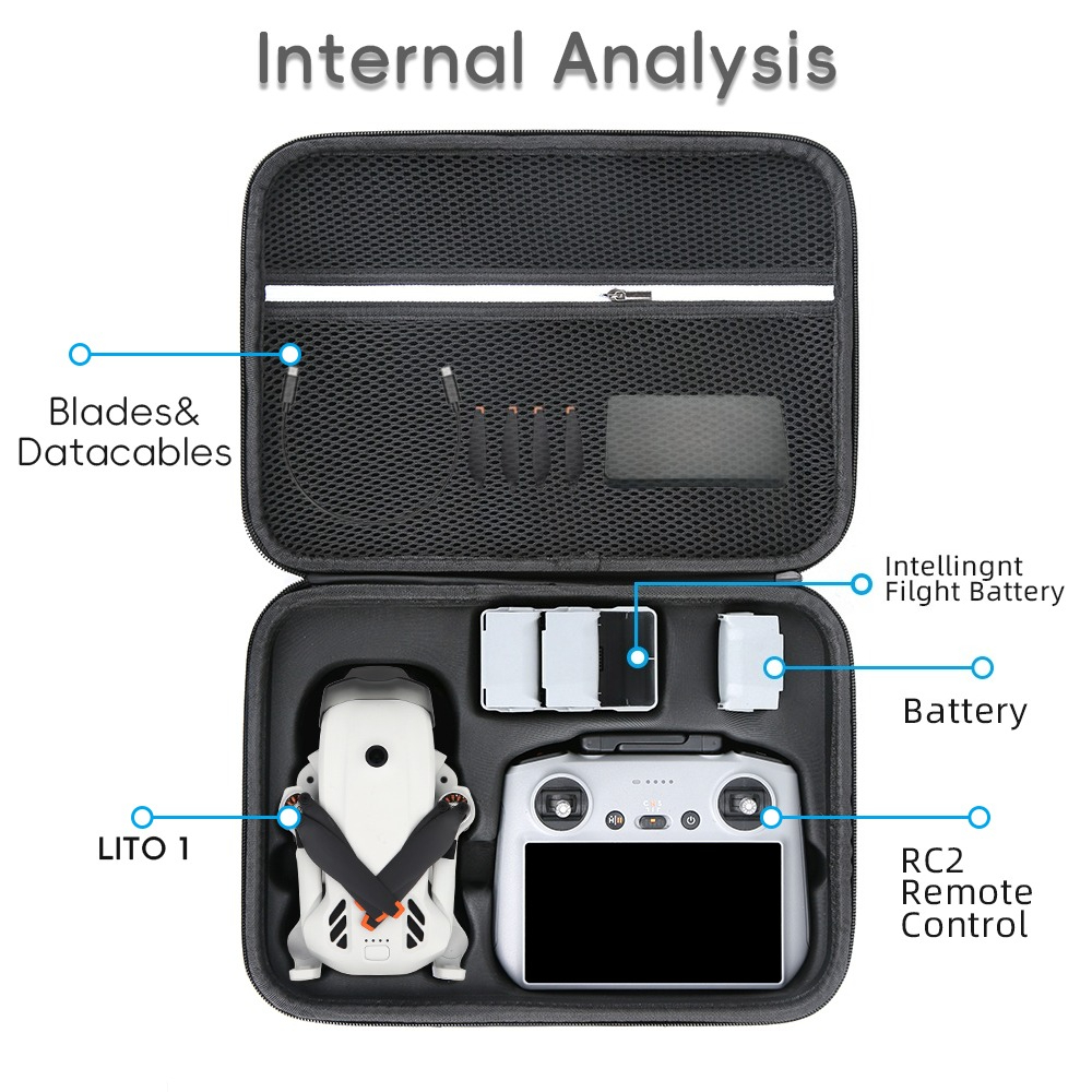 Portable Carrying Case For DJI - Drone Dji Rc N3 ulasan dan harga