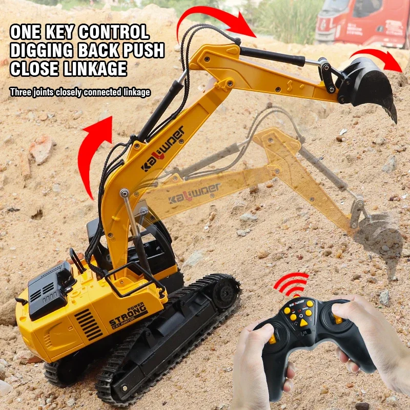 Huina Rc Excavator 1/24 9Ch Re - Drone Or Rc Car ulasan dan harga