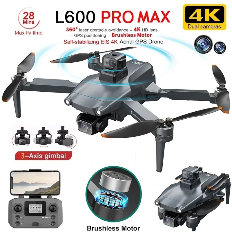 L600 PRO MAX GPS Drone Profess - Drone Rc Gps ulasan dan harga