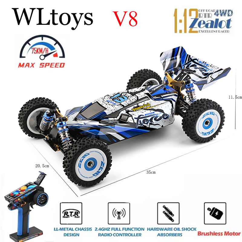 WLtoys 124017 124007 75KM/H  R - Drone Or Rc Car ulasan dan harga