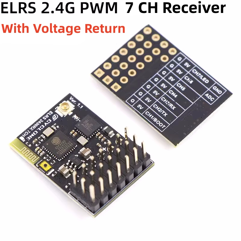 ELRS 2.4G PWM 7CH 6CH CRSF Rec - Drone Rc Battery ulasan dan harga