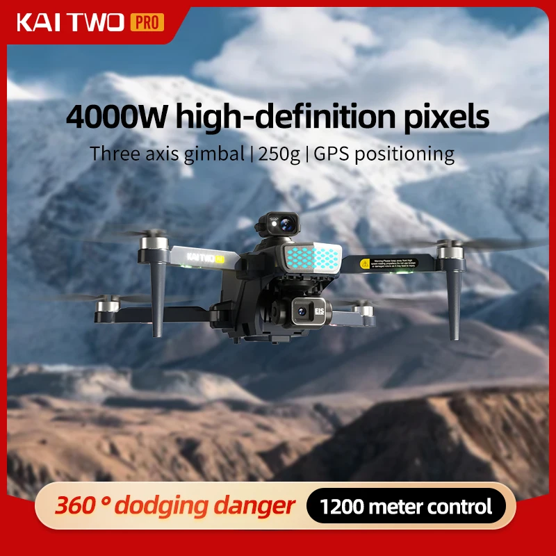 KAI TWO Pro Drone Drone 4K HD  - Drone Two Rc Way ulasan dan harga