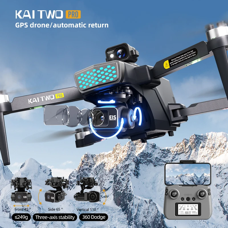 KAI TWO Pro Drone Drone 4K HD  - Drone Two Rc Way ulasan dan harga