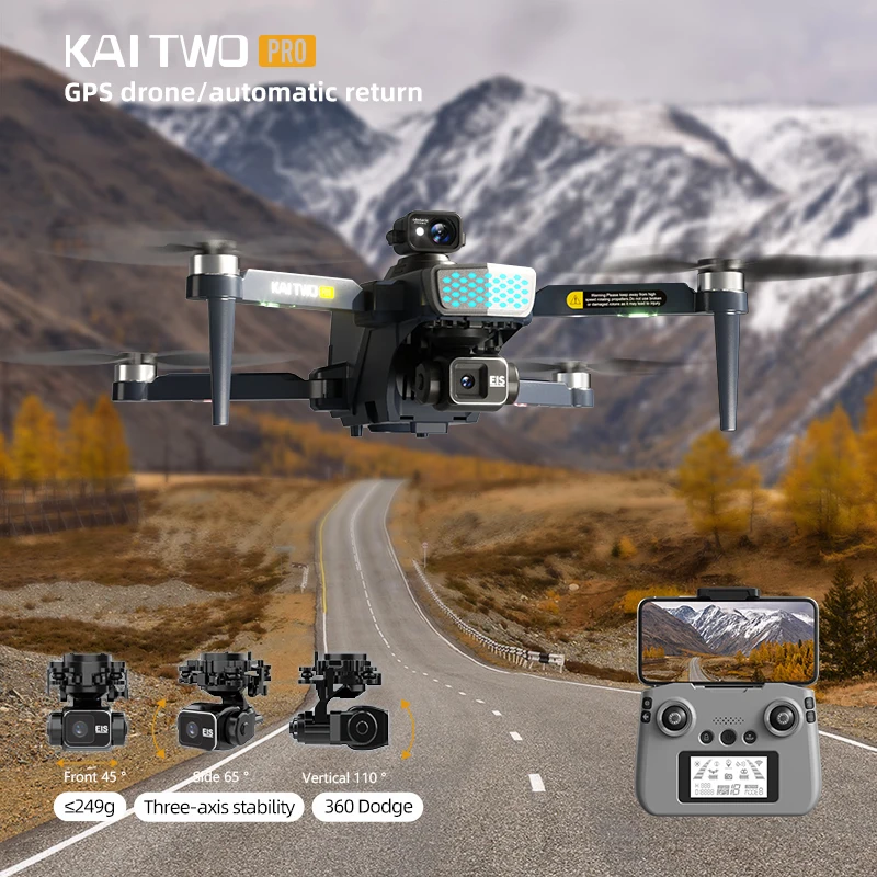 KAI TWO Pro Drone Drone 4K HD  - Drone Two Rc Way ulasan dan harga