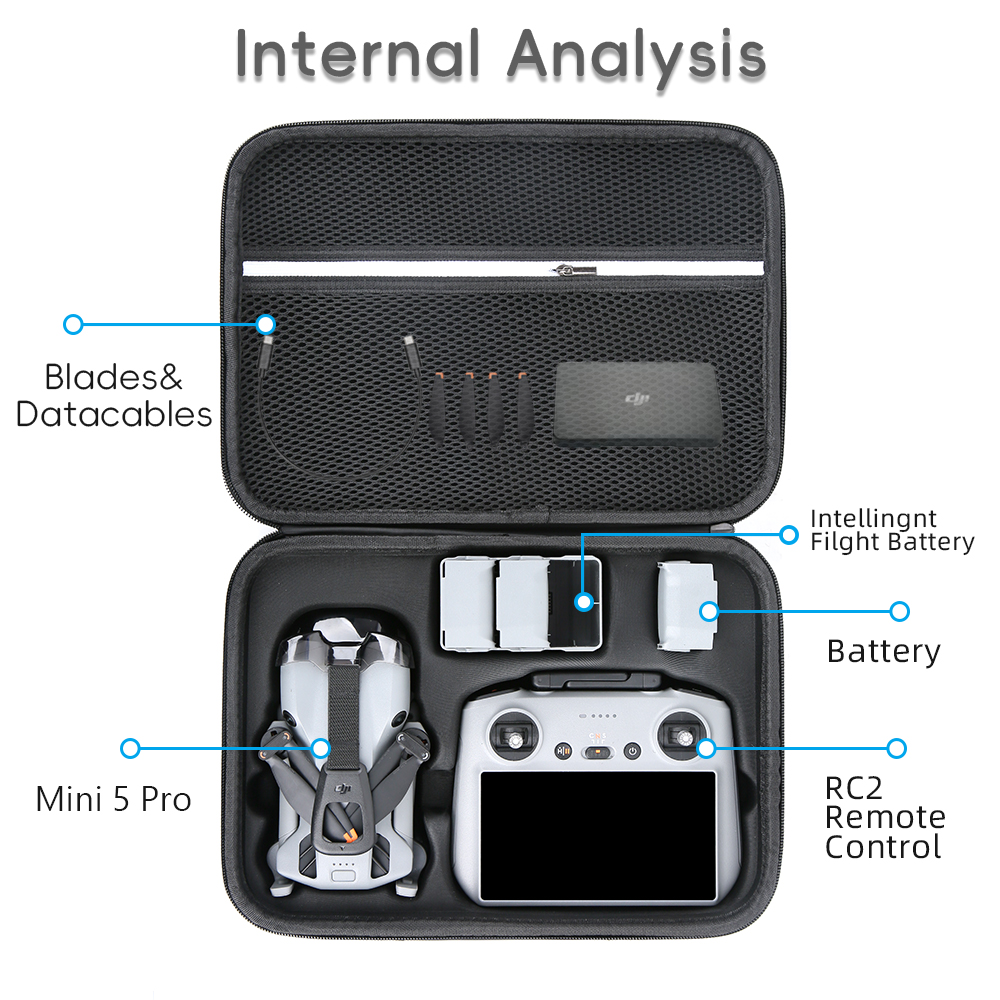 for Mini 5 Pro Case Large Capa - Drone Dji Rc N3 ulasan dan harga