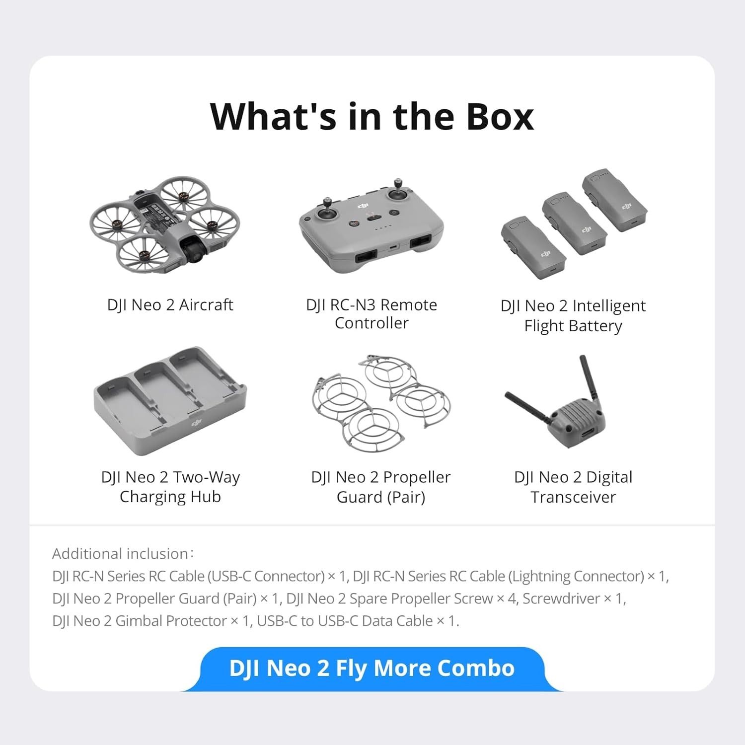 DJI Neo 2 Fly More Combo Drone - Drone Dji Rc N3 ulasan dan harga