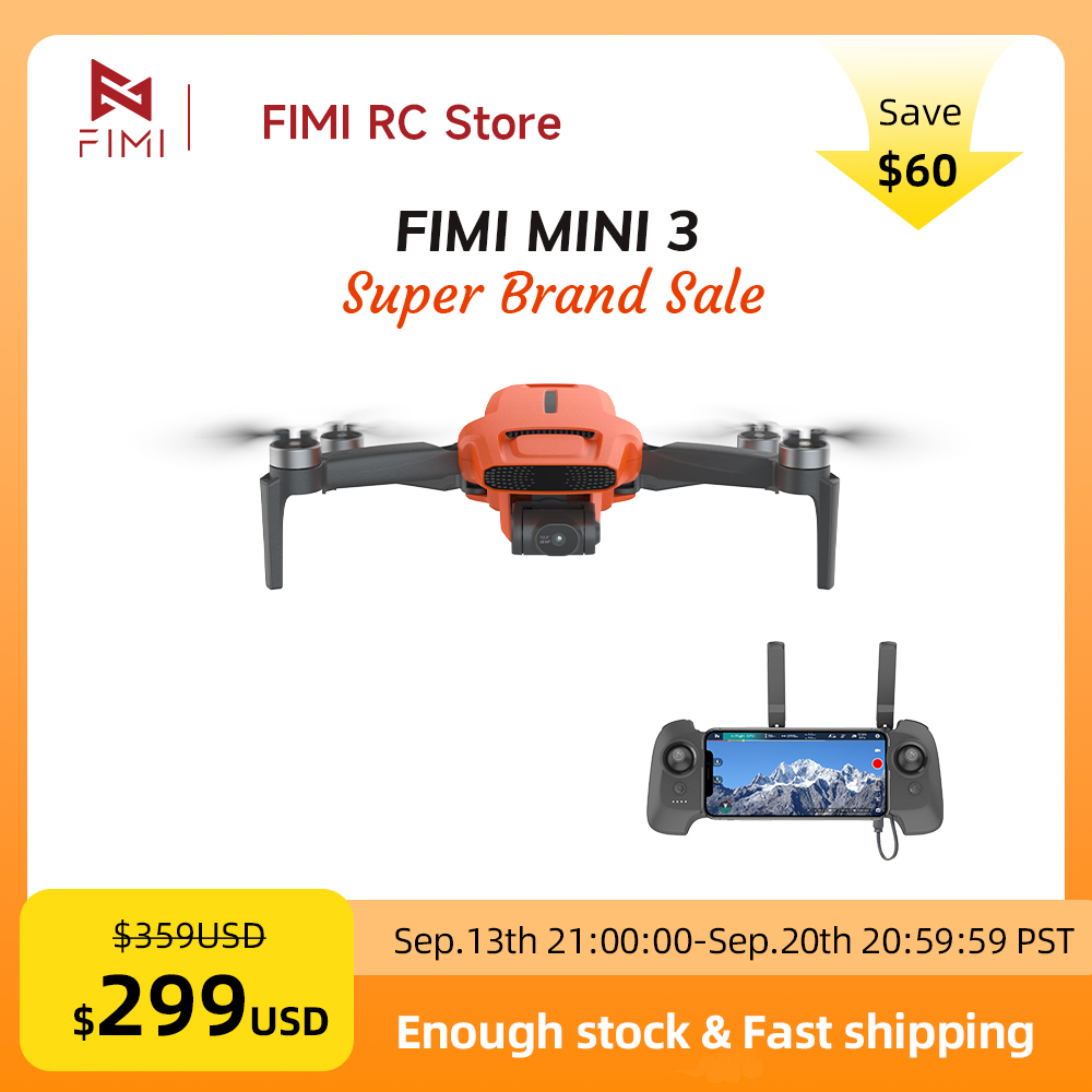 FIMI MINI 3 Camere Drone 4K 60 - Drone Rc Gps ulasan dan harga