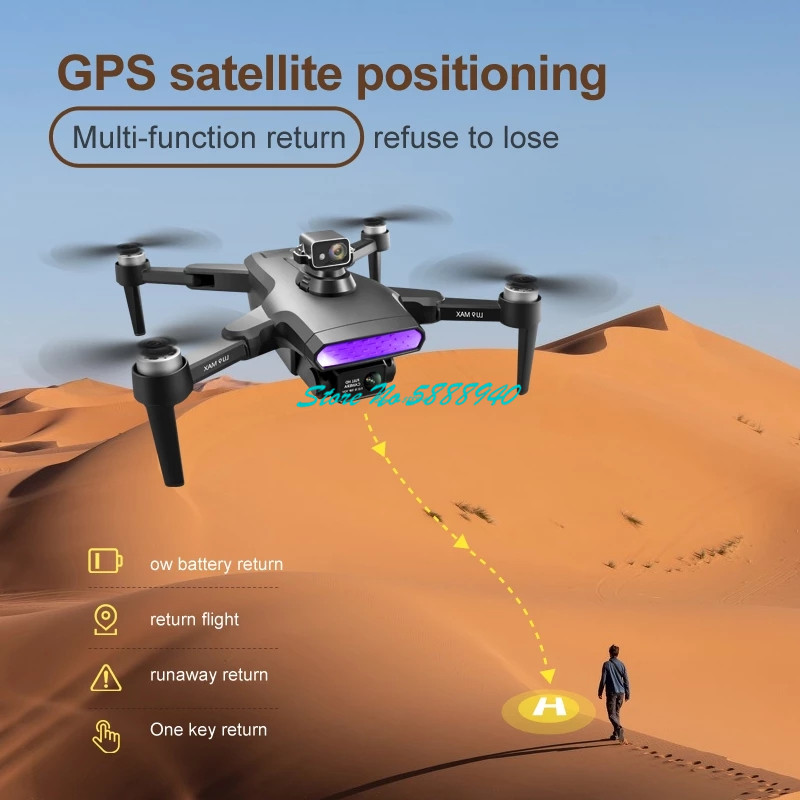 GPS Retuen Brushless 360°Smart - Drone Rc Fpv Manual ulasan dan harga