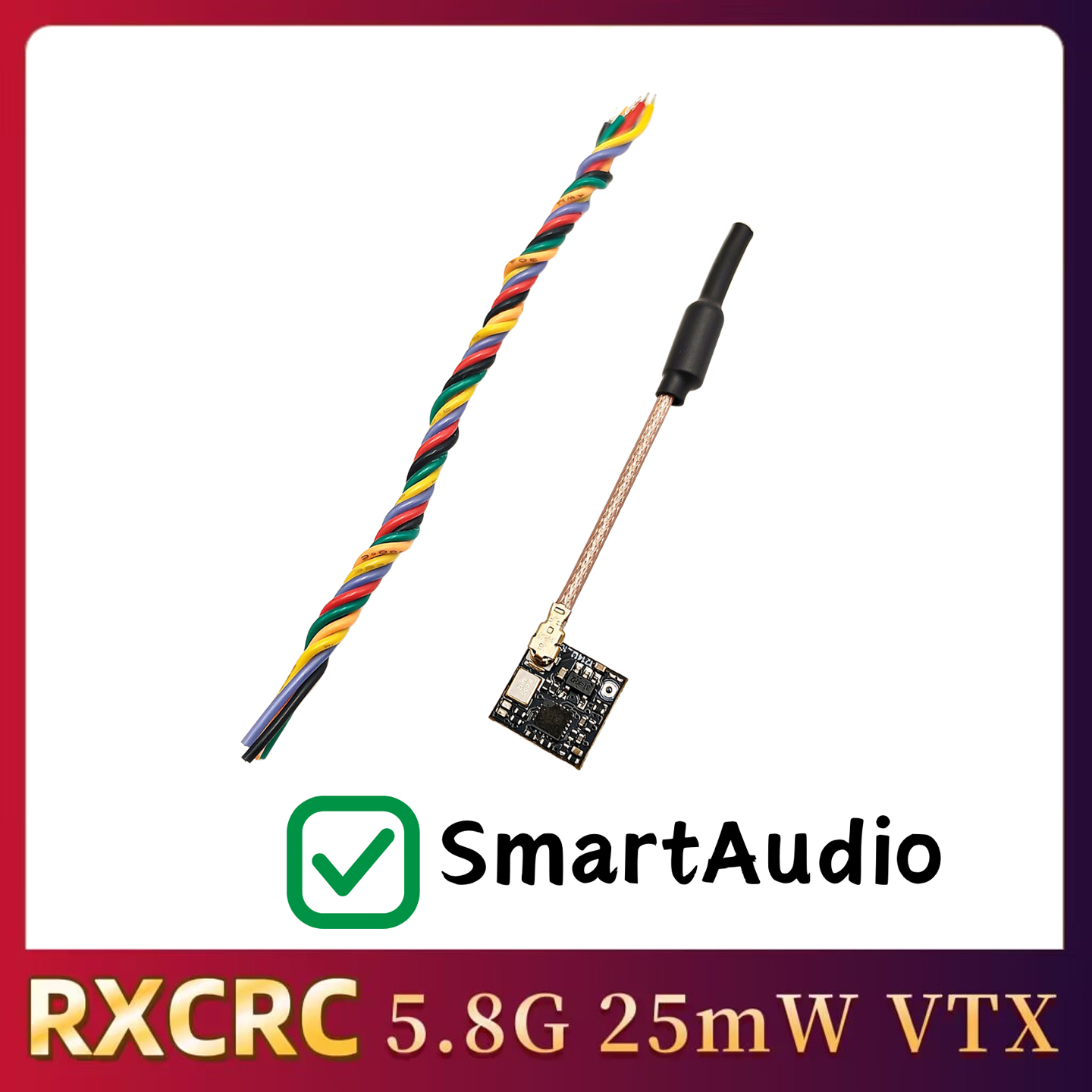 RXCRC 5.8GHz 48CH FPV 25mW Ana - Rc Transmitter ulasan dan harga