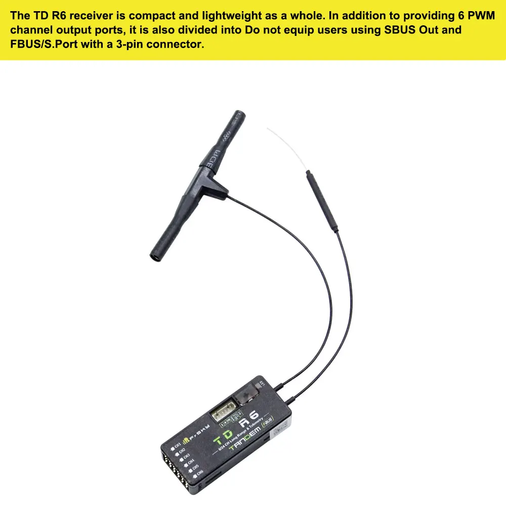 FrSky TD R6 2.4G/900MHz Dual F - Frsky Receiver Module ulasan dan harga
