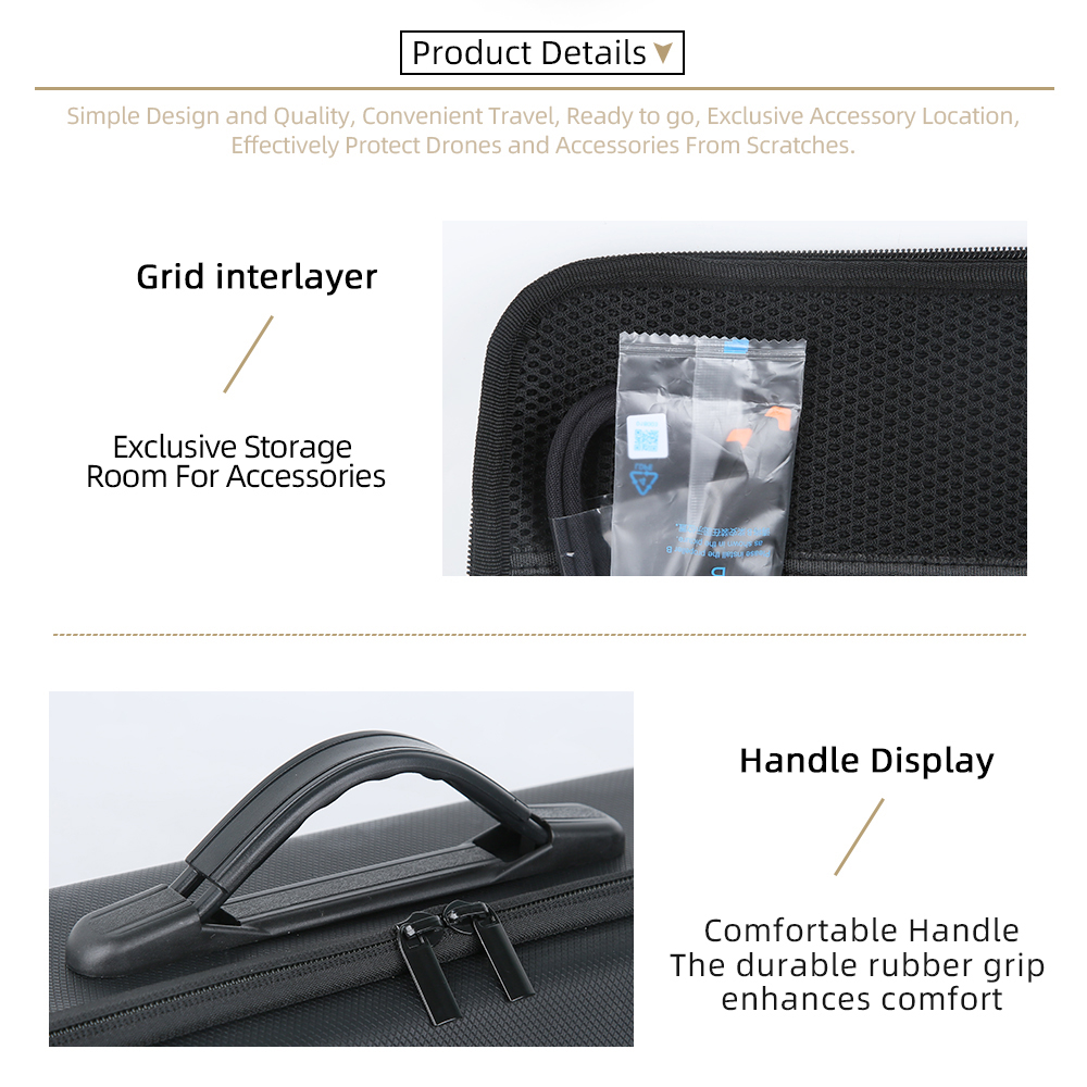Storage Bag Carrying Case For  - Drone Dji Rc N3 ulasan dan harga