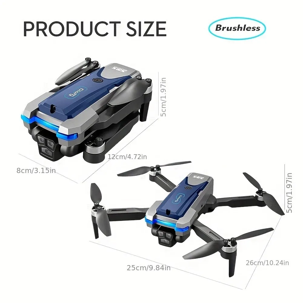 S8S GPS Drone 5G Wifi 8K HD Du - Drone Rc Gps ulasan dan harga